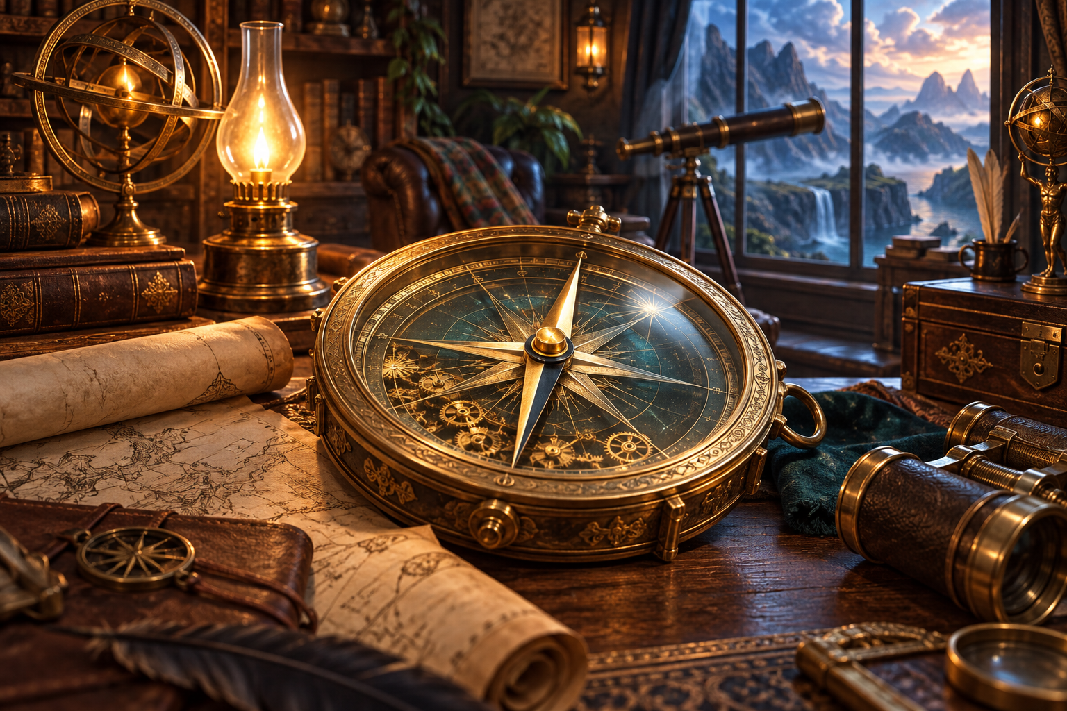 The Clockwork Compass cover artwork